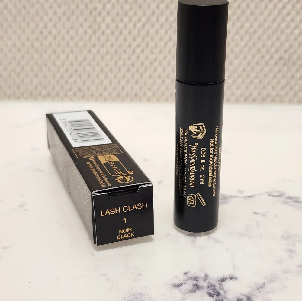 YSL Lash Clash Black Extreme Volume Mascara Travel Size .06 Oz